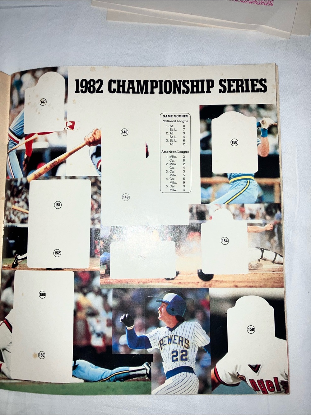 Topps Blue & White Baseball Sticker Order Page - Picture 4 of 5